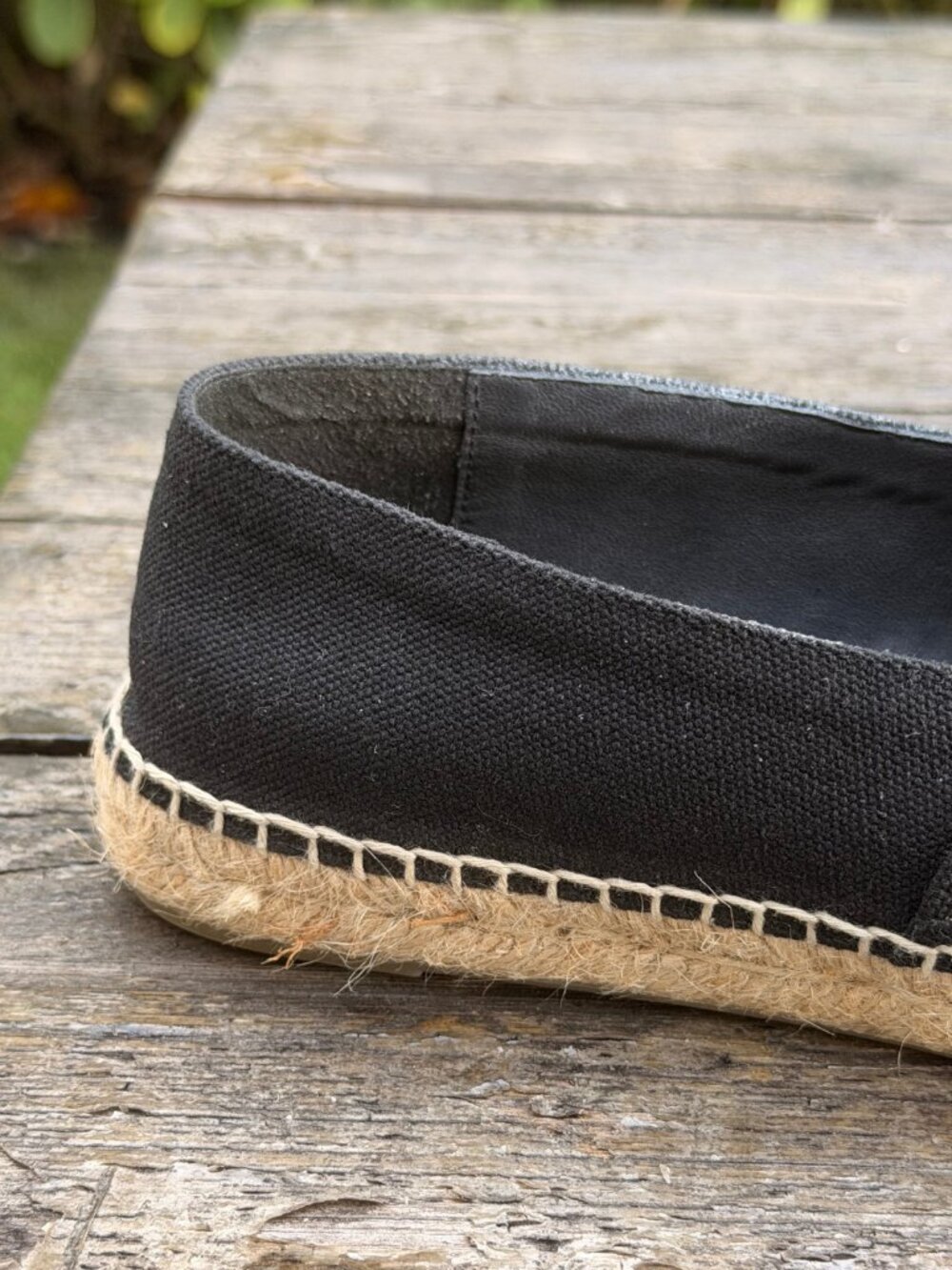 Chanel Espadrilles sz 41 Runs Small More like a 9 Black and Tan Cross Stitch - Picture 13 of 16